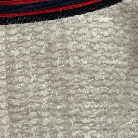 NWT J.Crew Collection Contrast-Trim Lady Jacket in Italian Tweed | Size: 20 - Picture 4 of 4